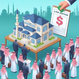 بيع العقار بالمزاد العلني في سوق راكد
